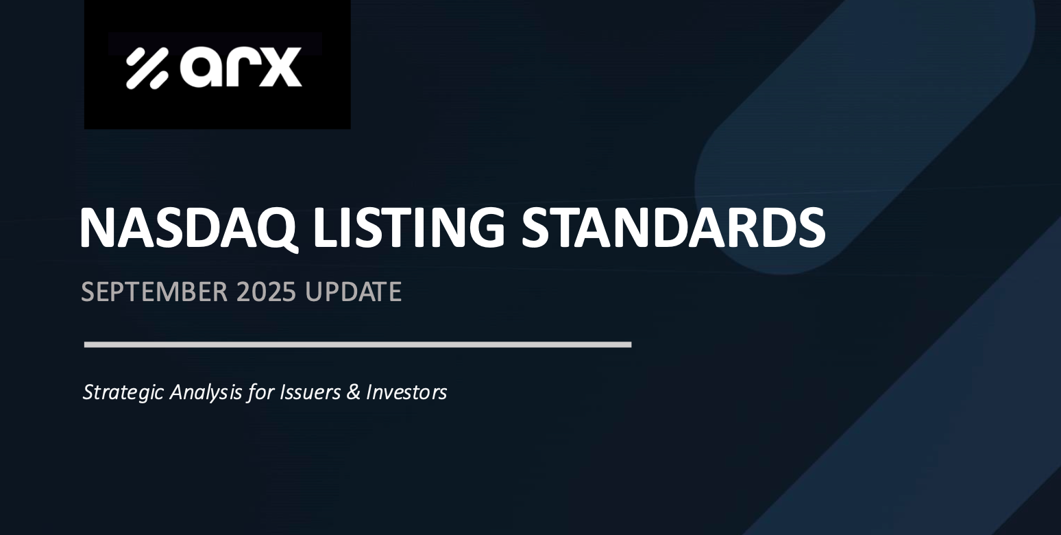 Report: Proposed Changes to Nasdaq Listing Standards